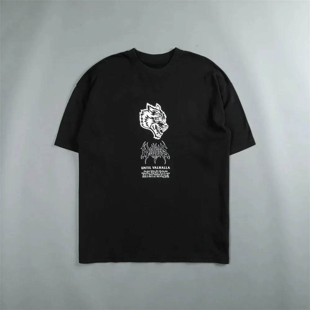 Neue reine Baumwolle Mode Freizeit bequeme T-Shirt Kleidung Kurzarm doppelseitig drucken Grafik T-Shirts Männer Kleidung