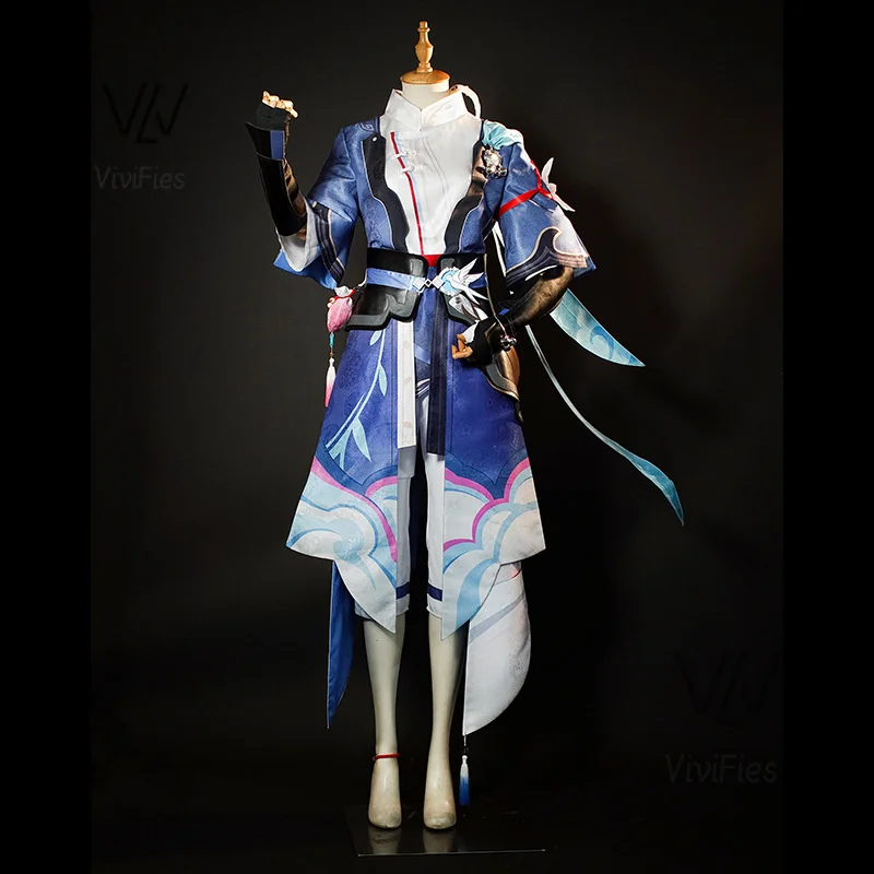 

Anime Honkai: Star Rail Yanqing Cosplay Costume Big Size Karneval Yanqing Game Suit Yan Qing Outfits Wig Comic