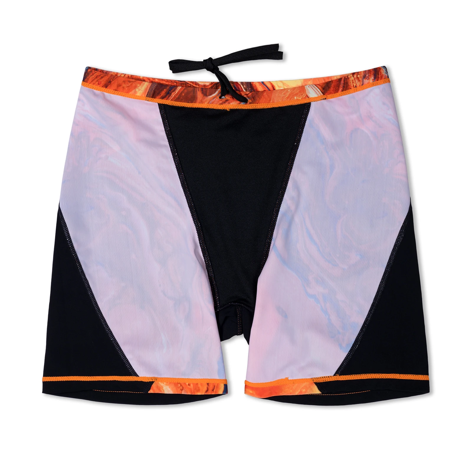 MY KILOMETRE Herren sportliches Bein mit quadratischem Bein Schwimmen Jammers Lavarot Langlebig Training Splice-Badeanzug Sportliche Bademode Badehose – Detail 15