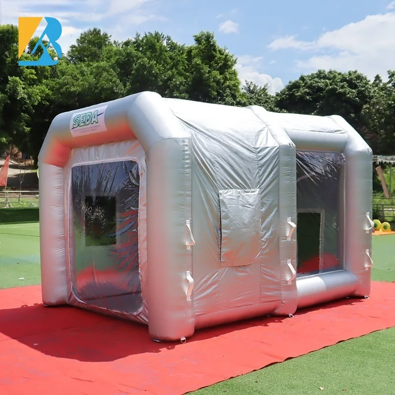 Portable Blow up Paint Booth Small Inflatable Paint Booth for Dust-free Workshop Toys