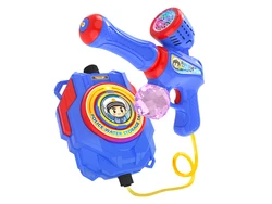 Kids' Backpack Bubble Machine Water Gun - Pull-Along Beach Toy, Large Capacity, Fun for Boys and Girls, Ages 3+