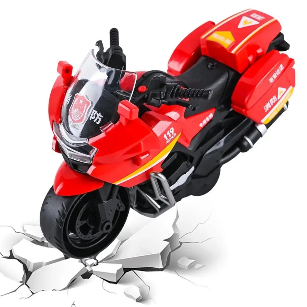 Innovative styling Inertia forward Motorcycle Model Educational Gift Children Toy Plastic Inertia Car