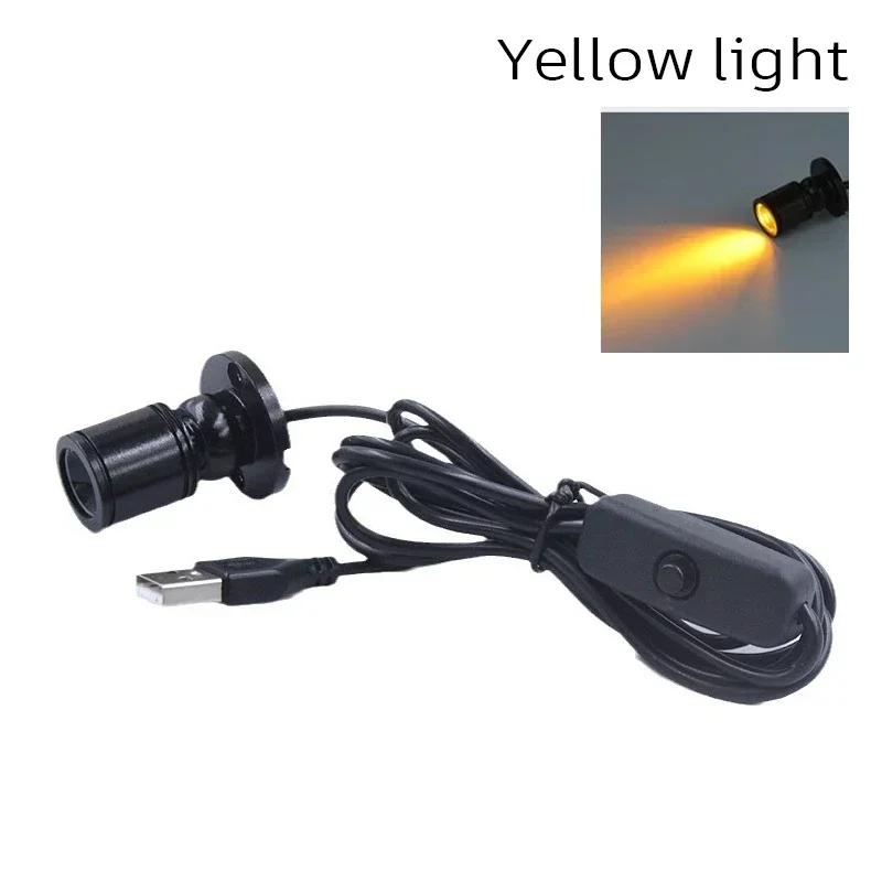 LED USB 5V 3W Led Spot Light Opbouw Kast Showcase Teller Sieraden Lamp Draaibare Hoek Plafond Mini spotlight