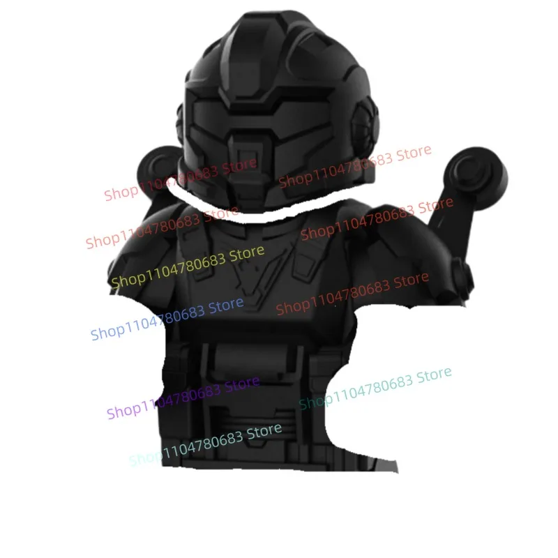 MOC اللبنات الكرتون الرسوم المتحركة لعبة نموذج الدمى الأسلحة الملحقات الحلي هدايا العيد الزخرفية