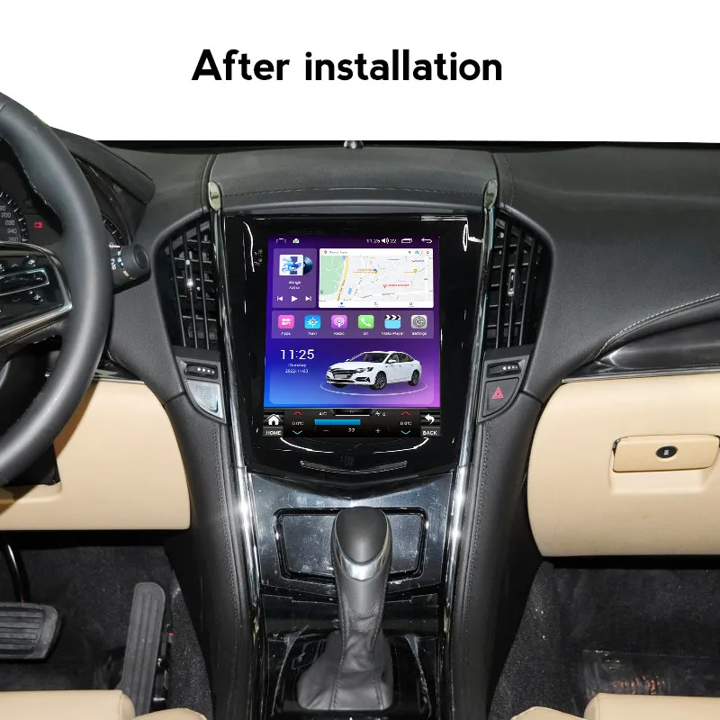 

Android 13 8G 128G For Cadillac ATS XTS CTS SRX 2013 - 2018 For Tesla Style Car GPS Radio Multimedia Video Player Navigation