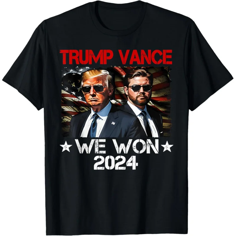 Trump Vance We Won Win Inauguration Day 2025 47th President T-Shirt