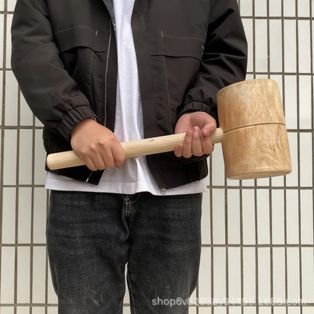 Natural Hardwood Mallet Hammer For Carpentry Woodworking Chisels Leathercraft DIY Shaping Assembly Manual Hand Tool Kit