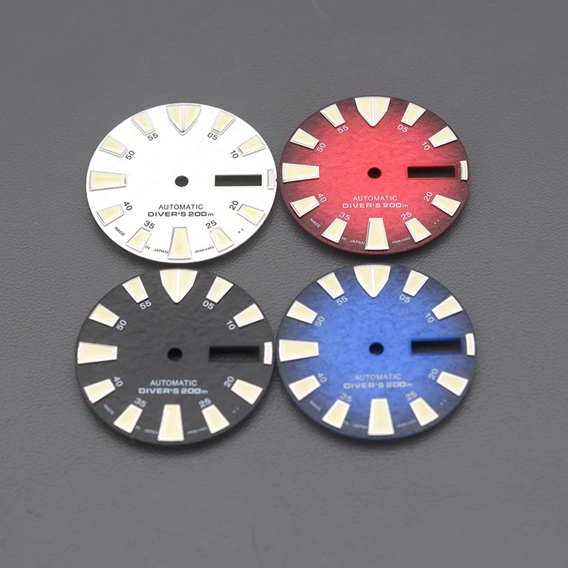 

28.5 mm Dial C3 Green Light Suitable For SKX007 SKX009 6105 SRPD Tuna Monster Series Watches With NH35 And NH36 Dial