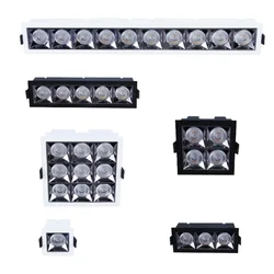 LED Downlight Square Linear Mini Spotlight CRI 90 3W 5W 7W 9W 12W 20W for Home and Decoration Commercial Clothing Ceiling Light