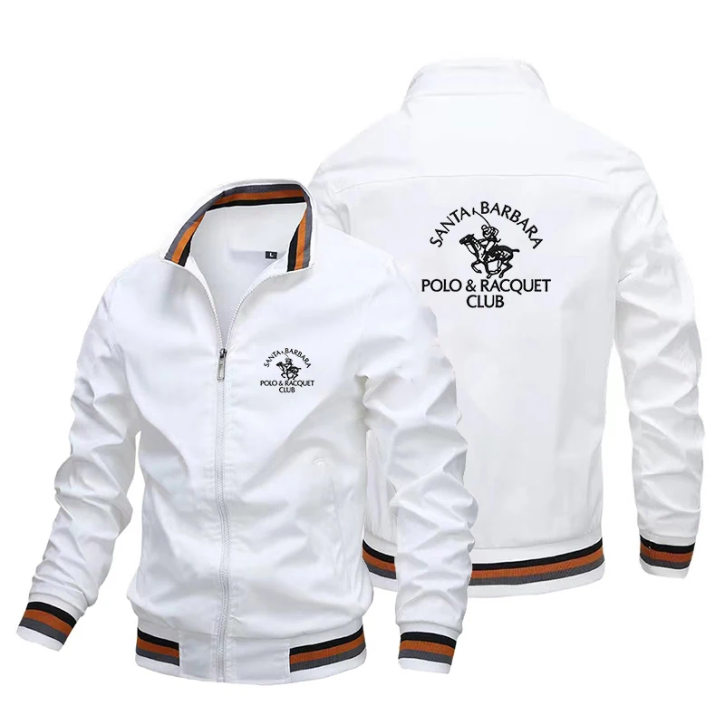 2026Autumn and Winter Men's Stand Collar Casual Zipper Jacket Outdoor Sports Coat Windbreaker Jacke