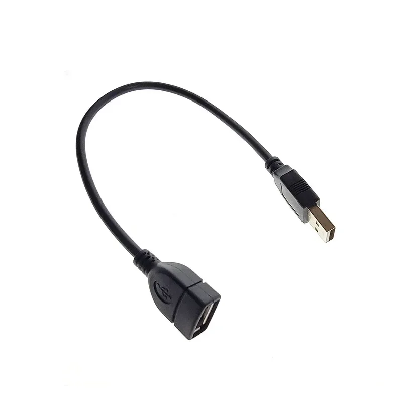 USB 2.0 Extension Cable 25CM Male to Female Short Data Transfer Cord for Smart TV PS4 Speed Charge Wire 0.5m 1.5m 3m 5m