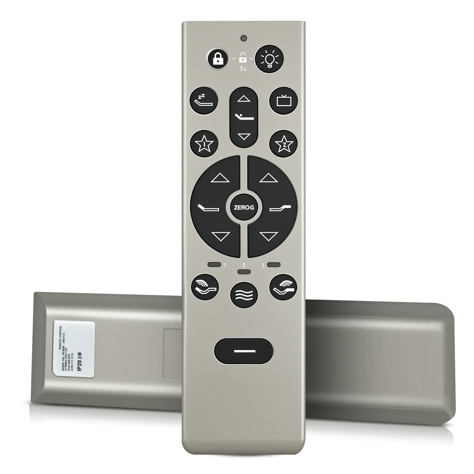 

for Tempur-Pedic TEMPUR-Ergo Adjustable Bases Compatible with Keeson RF396C & jldk.111.17.01 Remote Control