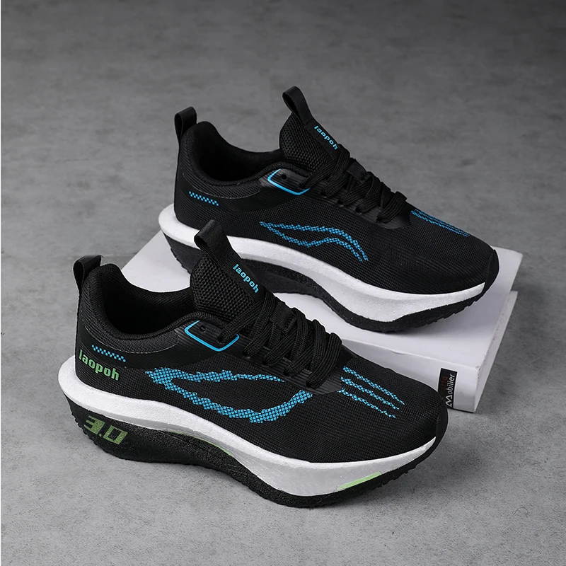 Men's Women's Sports Running Shoes Casual Shoes Marathon Shoes Lightweight Breathable Comfortable Soft Mesh Air-Cushioned Shoes