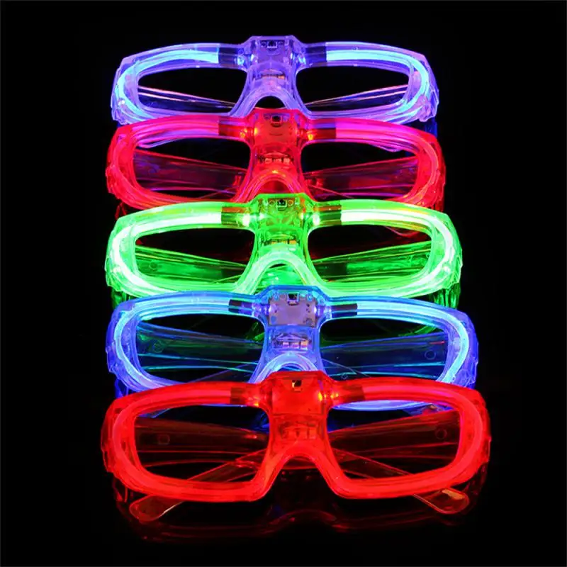 Led Glasses Party Supplies Eye-catching Unique Design Fun And Fun Colorful Lights Led Glasses For Celebration Props Bar Concert