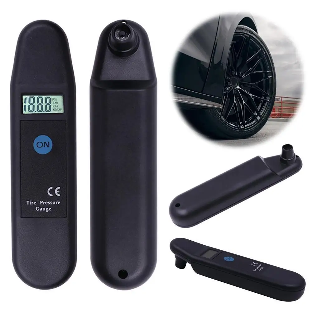 Digital Car Tire Tyre Air Pressure Gauge Meter LCD Display Manometer Barometers Tester PSI/KPA/BAR/KG/CM2 For Car