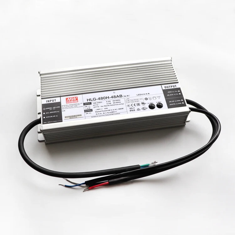 

Meanwell H-L-G-480H-48B or AB, 480W Constant Voltage + Constant Current LED Driver Meanwell 48V