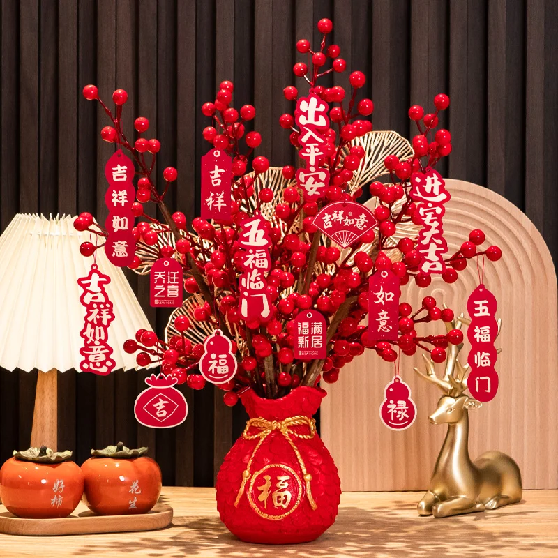 Happy housewarming, new home decoration, lucky bucket, decorative items