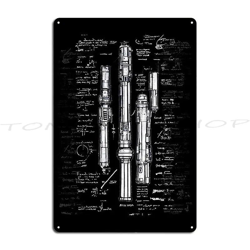 Wing Blue Print Metal Gear Solid Rex Interstellar Blueprints  Metal Sign Cinema Bar Decoration Character  Tin Sign Poster