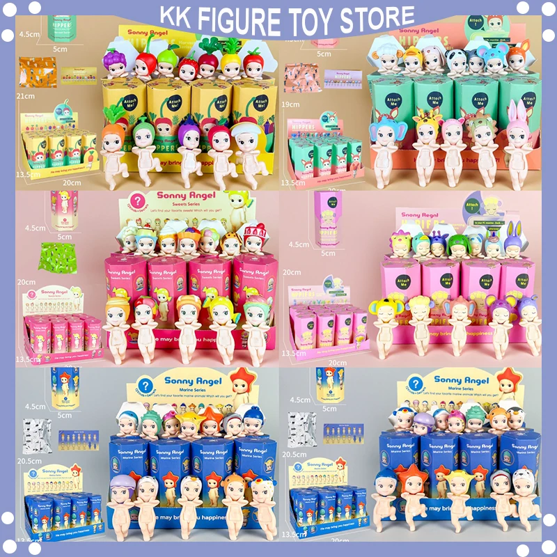 

Sonny Angel Blind Box Fruit And Vegetable Harvest Series Marine Series Candy Series Figure Dolls Fans Christmas toys Gift