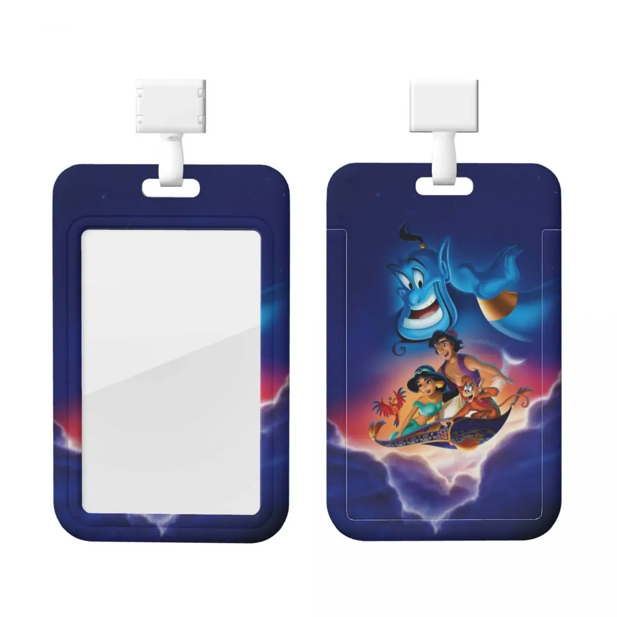 

Пользовательский милый мультяшный ремешок Аладдина, защита для удостоверения личности, бейдж-карта, унисекс, студенческий ремешок для кампуса, держатель для карт, аксессуары для удостоверений