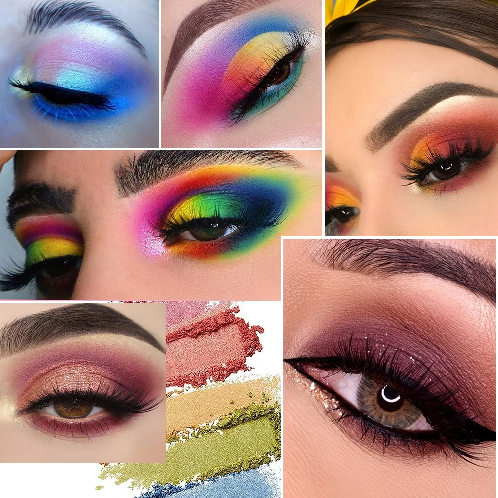 Paleta de Sombras com 54 Cores - Eyeshadow Glitter Pigment avaliação e preço