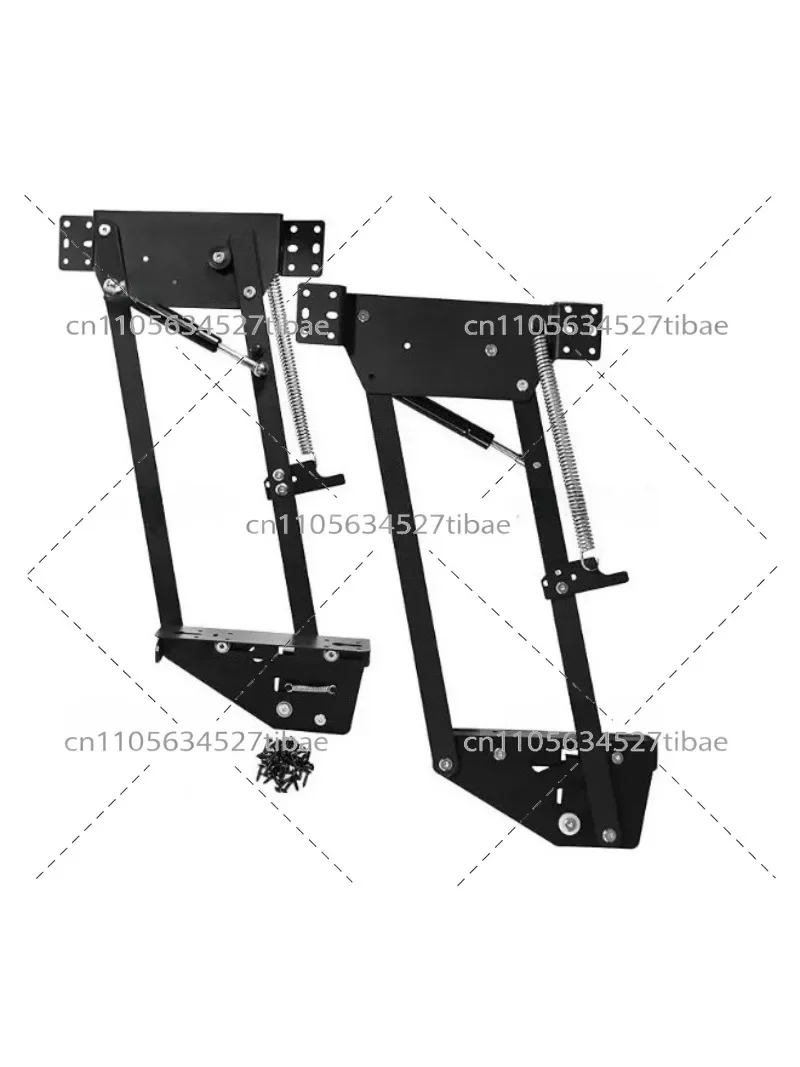 Heavy Duty Hydraulic Lift Spring Hinge Kitchen Cabinet Lift Up Support Concealed Cabinet Door Hinge