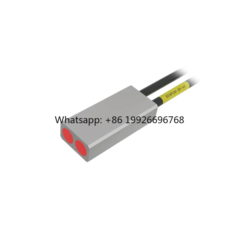 Senpum High Power Type Fibre Optical Sensor Diffuse Reflection Focused Beam Flex Resistance Fiber Optic Sensor Probe for FU-40