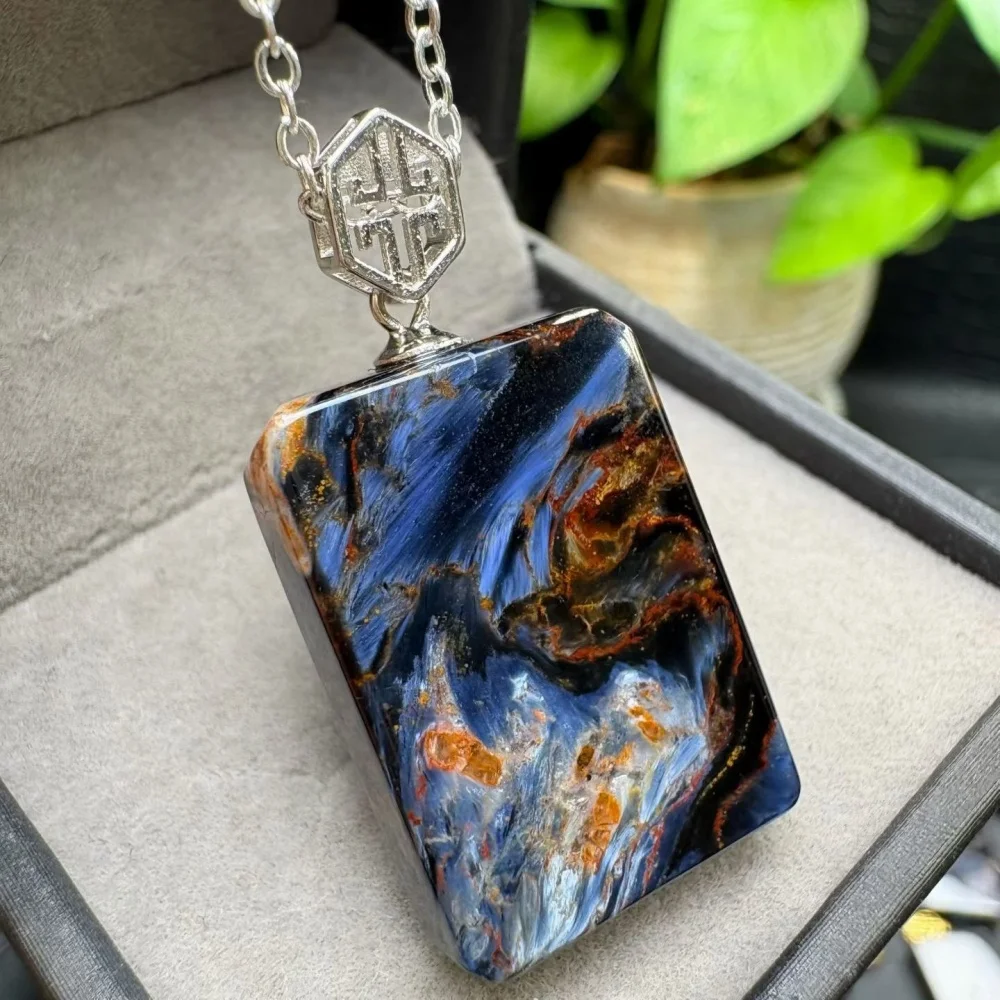 1PCS 24mm Natural Peter Stone Crystal Quartz Pendant Polished Reiki Healing Crystal Jewelry Gift Rock Decoration
