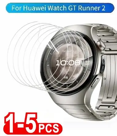 1-5Pcs Hydrogel Screen Protector for Huawei Watch GT Runner 2 Smartwatch HD Anti-Scratch Film for Watch GT Runner 2 Accessories