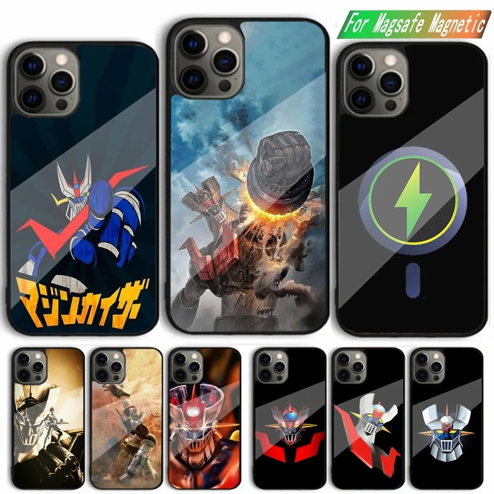 UFO R-Robot G-Goldorak Phone Case For iPhone 15,14,13,12,11,Plus,Pro,Max Mini Magsafe Magnetic Wireless Charging