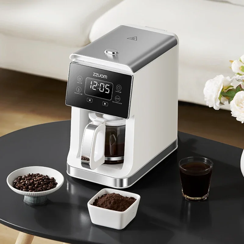 Automatic brewing coffee grinder professional barista coffee maker Household small freshly ground American drip coffee machine