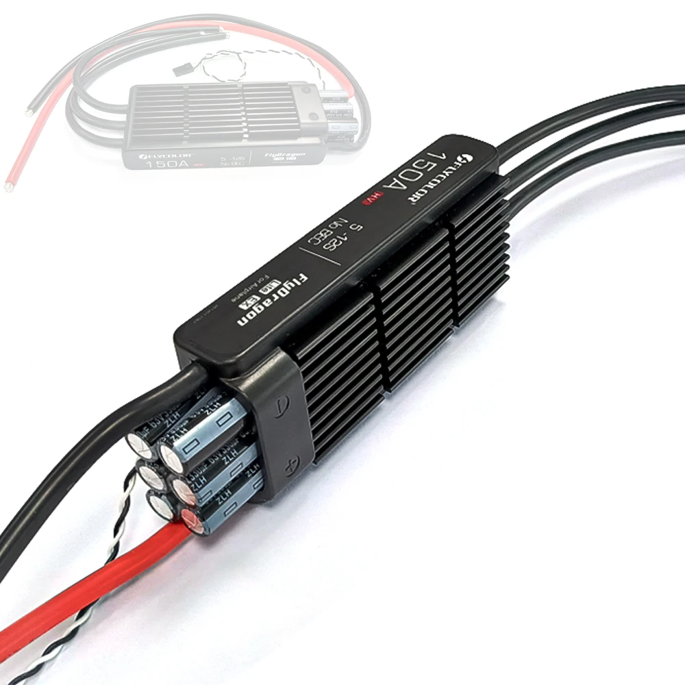 FLYCOLOR FlyDragon 150A Bürstenloser Regler 5-12S Elektronischer Geschwindigkeitsregler KEIN BEC für