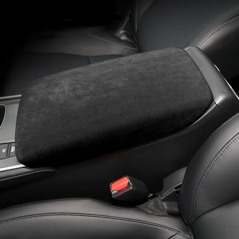 

For Honda 10th Gen Accord 2018-2025 Suede Center Console Armrest Box Panel Trim Armrest Lid Shell Overlay Mouldings Panels