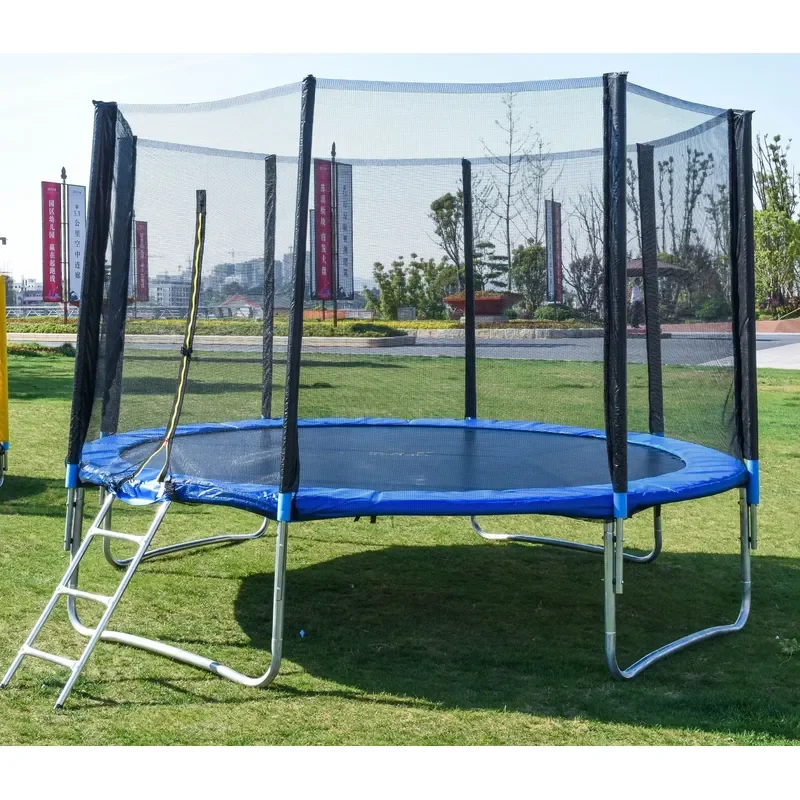 Protective Net Trampoline 16ft Trampoline Tent Park Jump Trampoline Outdoor Kids