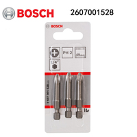 Bosch 2607001528  Blue Extra Hard Screwdriver Bit Ph 2 49mm Length 3pcs