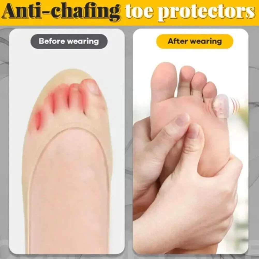 Silicone Gel Little Toe Tube Corns Blisters Corrector Pinkie Gel Bunion Care Feet Support Sleeve Toe Protector Bone Brace