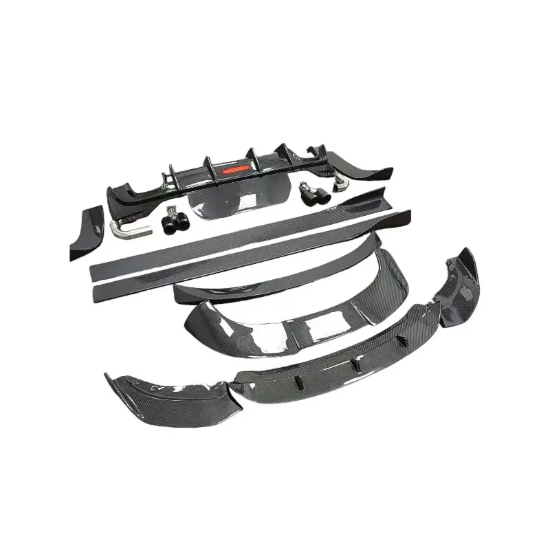 

Автозапчасти для BMW X2 2017 года: Комплект обвеса из карбона (передний сплиттер, боковые юбки, спойлер, задний диффузор, накладки на углы, выхлопная труба)