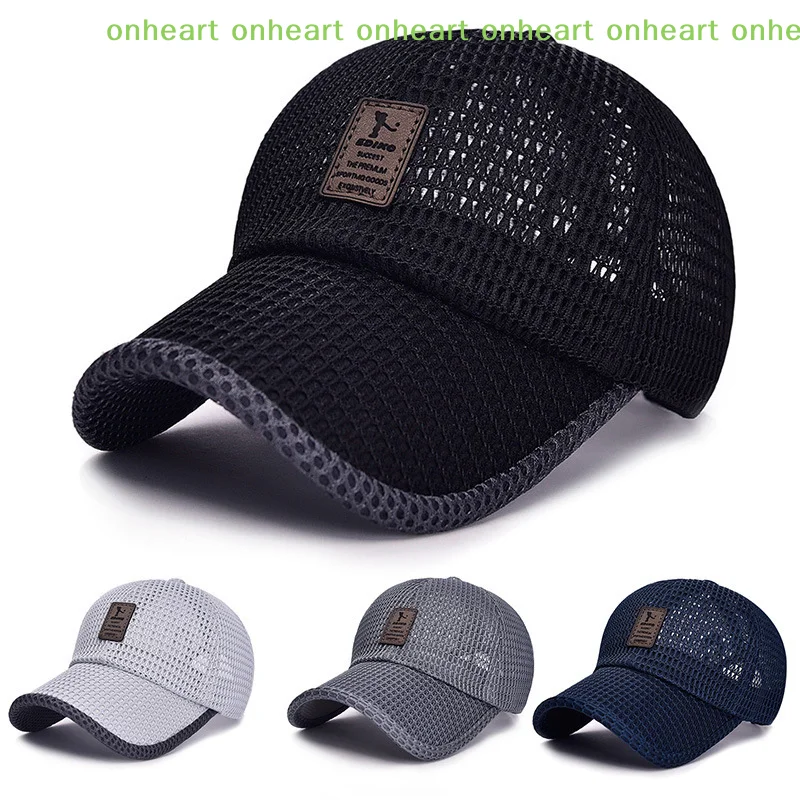 Running Cap Mesh - [C]Summer Mesh Baseball Cap For Men