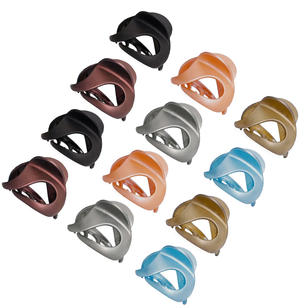 

12 Pcs Claw Clamps Accessories Lightweight Durable Non Slip Suitable Any Season Hair Color Styling Tool Fashion Style Acrylic
