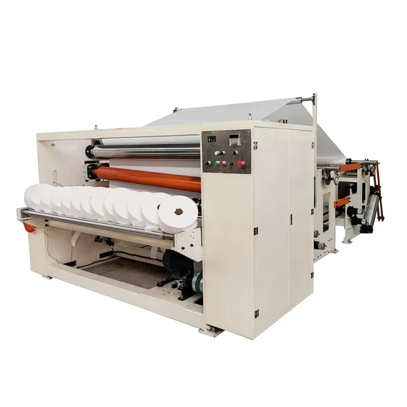 Customized Toilet Paper Roll Converting Machine High Speed Tissue Paper Manufacturing Industrial Production Equipment