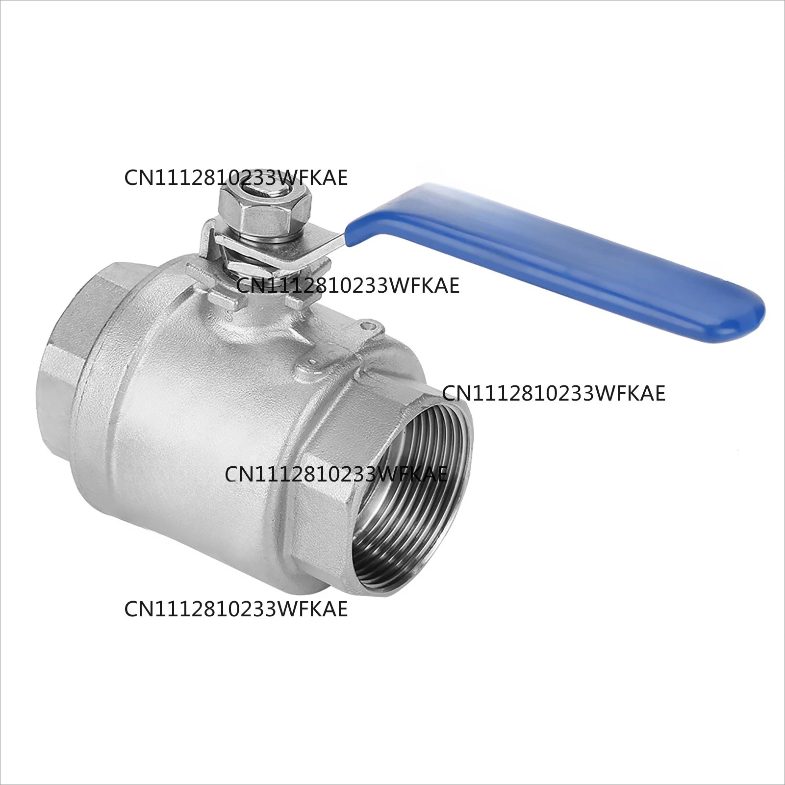 For304 stainless steel two-piece full hole female thread ball valve