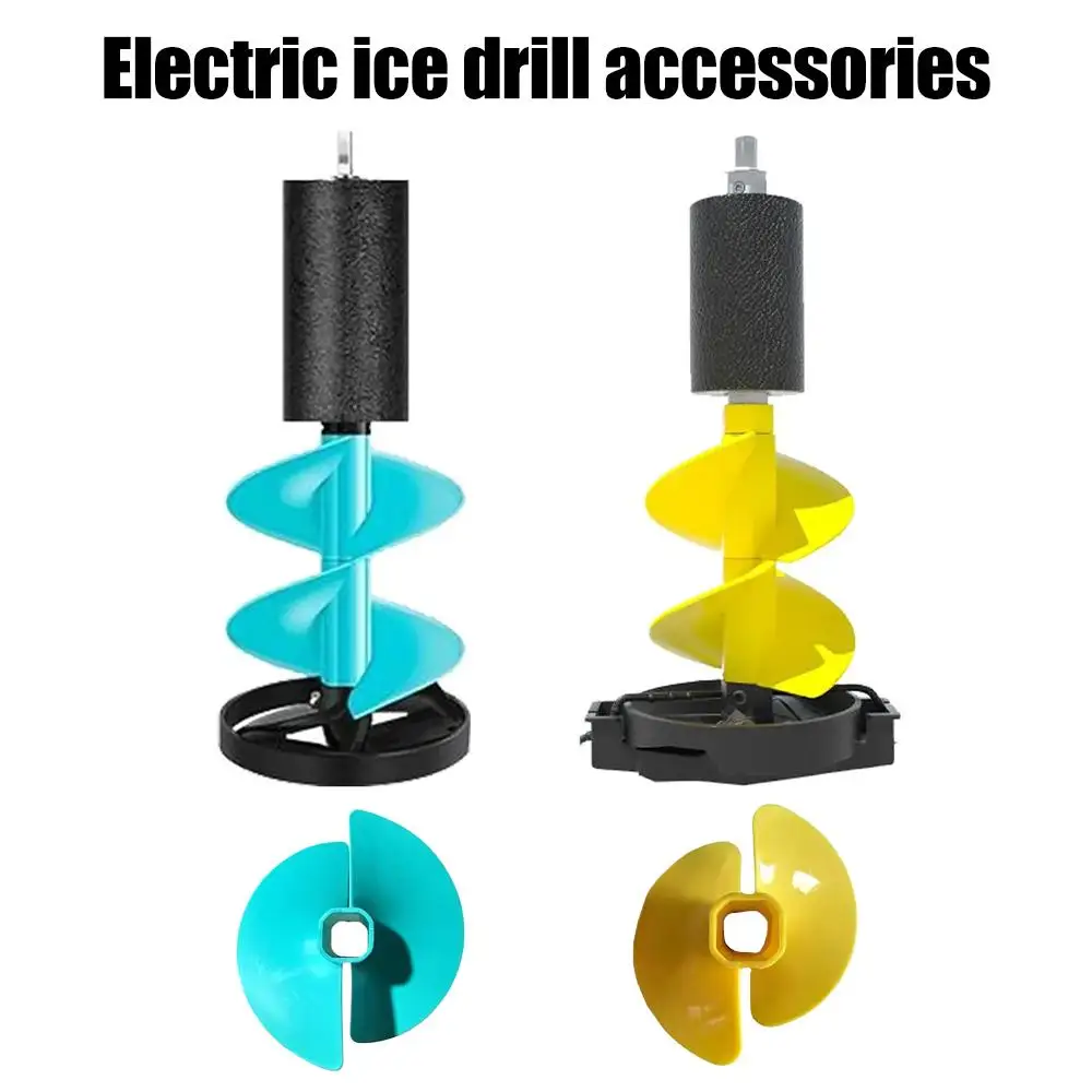 

For Ice Fishing Ice Auger Bit Floating Tube Device Lightweight Material Quick Hole Drilling Suitable For Cold Weather T1Q6