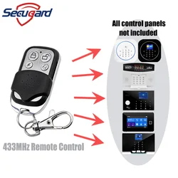 433MHz Wireless Remote Control Keychain Metal Key Disarm ARM Controller For Home Burglar Security Alarm System