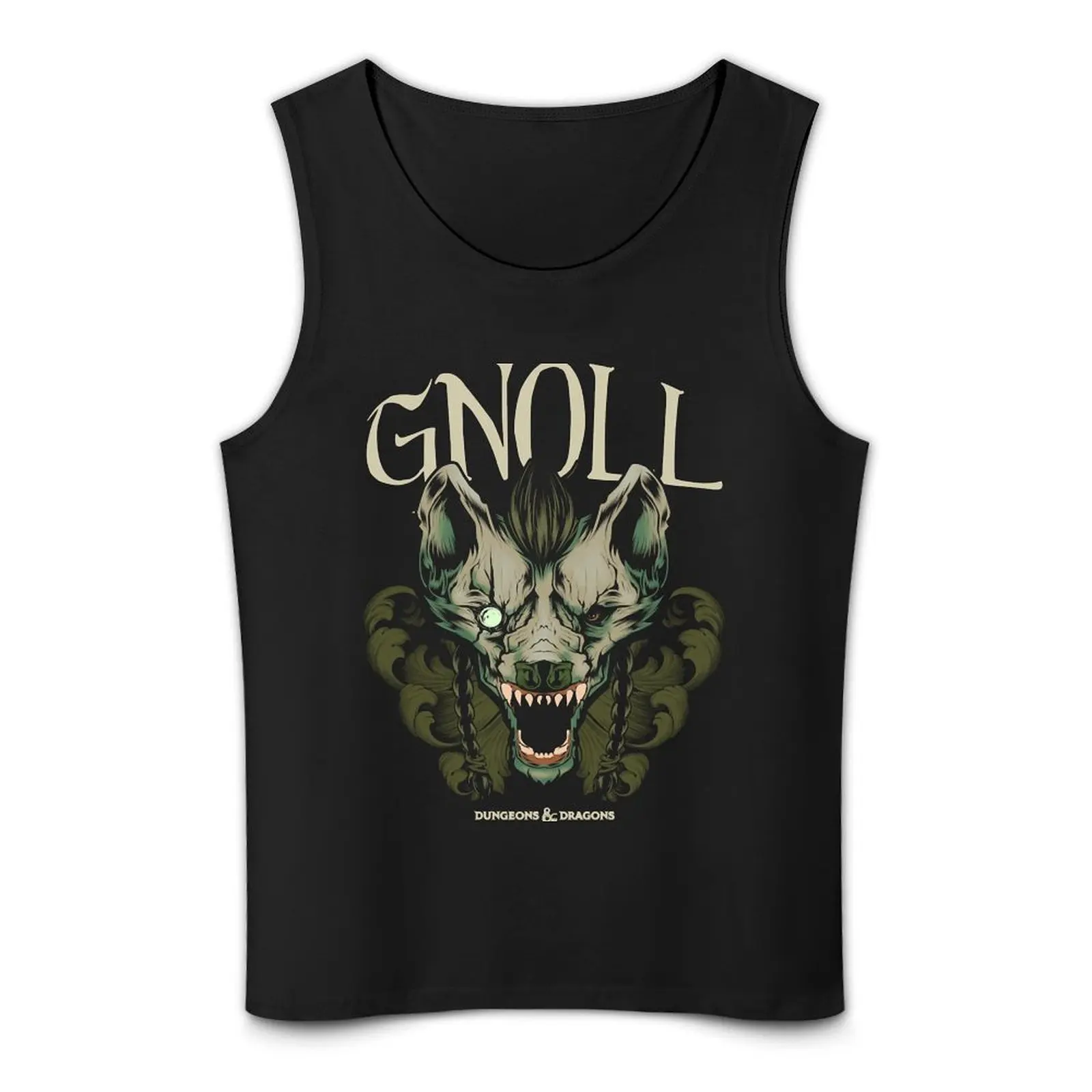 Gnoll-Camiseta sin mangas para hombre, camisa de gimnasio ajustada, chalecos