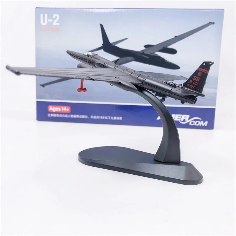 Amer Com Usaf U-2S Dragon Lady Verkenning Vliegtuig 1/144 Diecast Jet Vliegtuigen Model