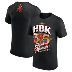 Camiseta preta Shawn Michael Heartbreak masculina, 35 ° aniversário infantil, verão, esporte de manga curta, mulheres Mem, roupas infantis, camisetas