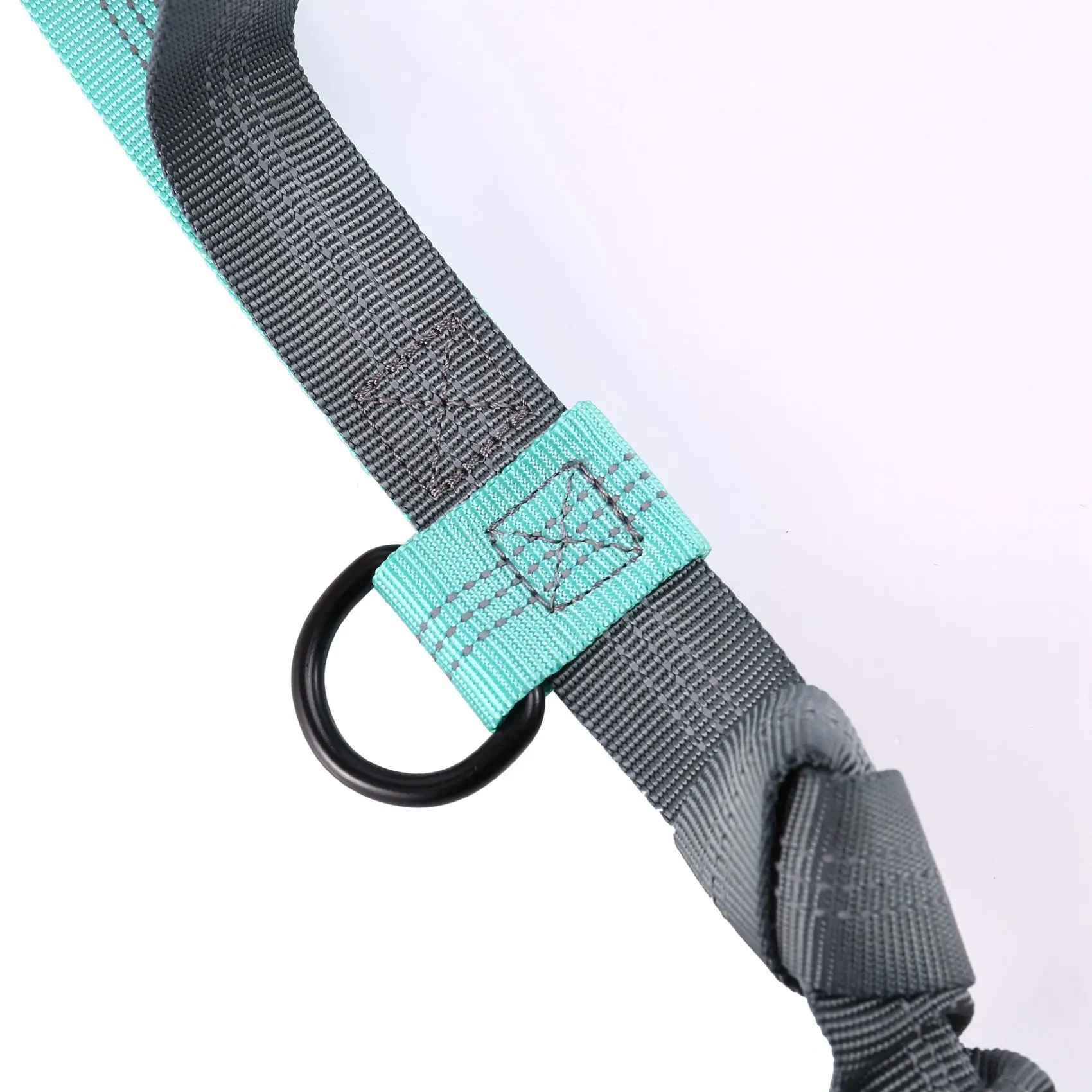 

ABWR-2X Hands Waist Dog Leash With Dual Bungees, Free Control For Up To 150 Lbs Dogs, Durable Dual-Handle Bungee Leash