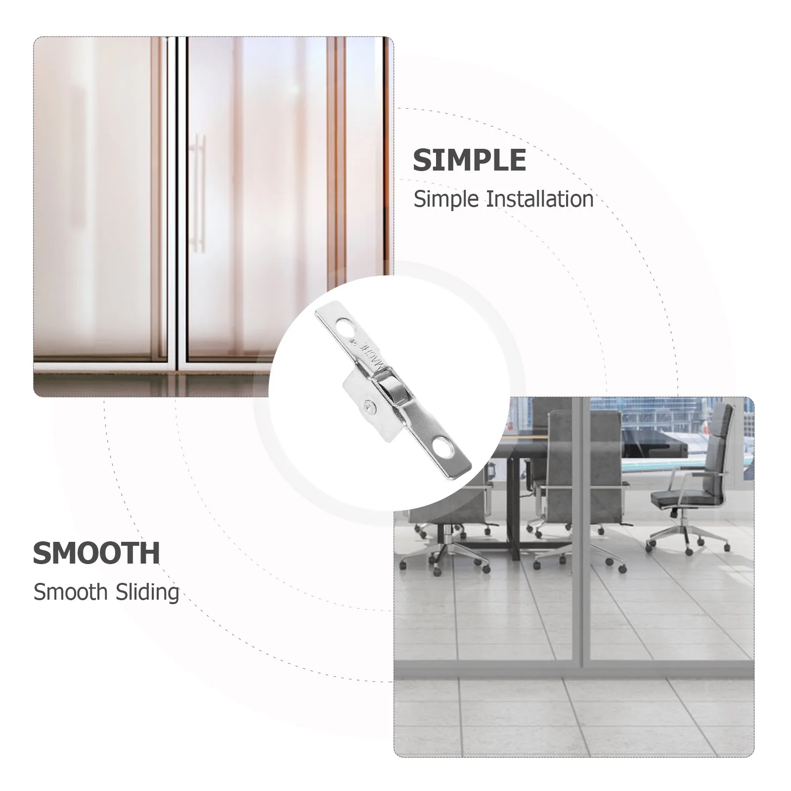 

10Pcs Metal Pulley Window Rollers for Sliding Doors Cabinets Patio Door Accessories Easy to Use Sliding Door Pulley