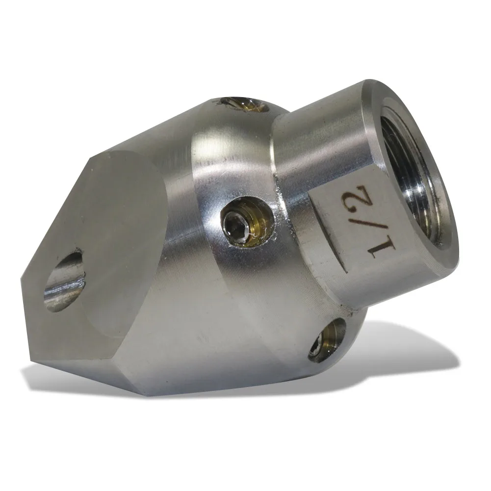 ارتفاع ضغط 8 حفرة فوهة 1/2 G1/2 مسدس رش كهربائي أنبوب الحمأة مياه الصرف الصحي تنظيف المجاري فوهة بندقية