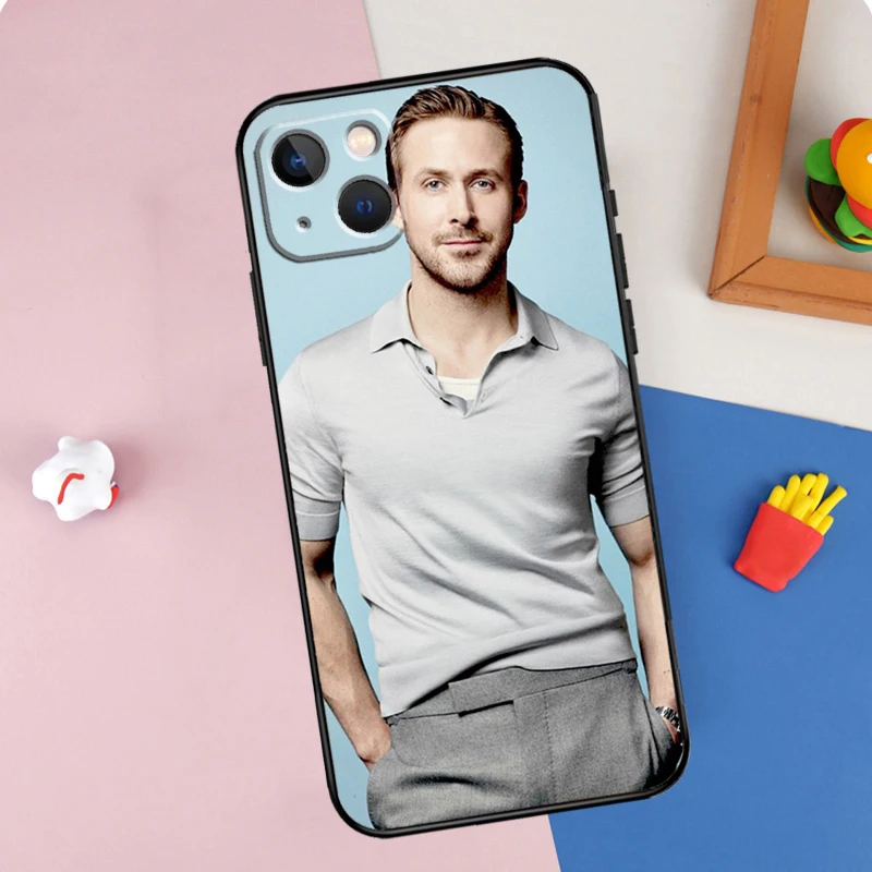 حافظة ريان جوسلينج لهاتف آيفون 13 11 12 14 15 16 برو ماكس ميني X XR XS ماكس بلس غطاء ناعم #6